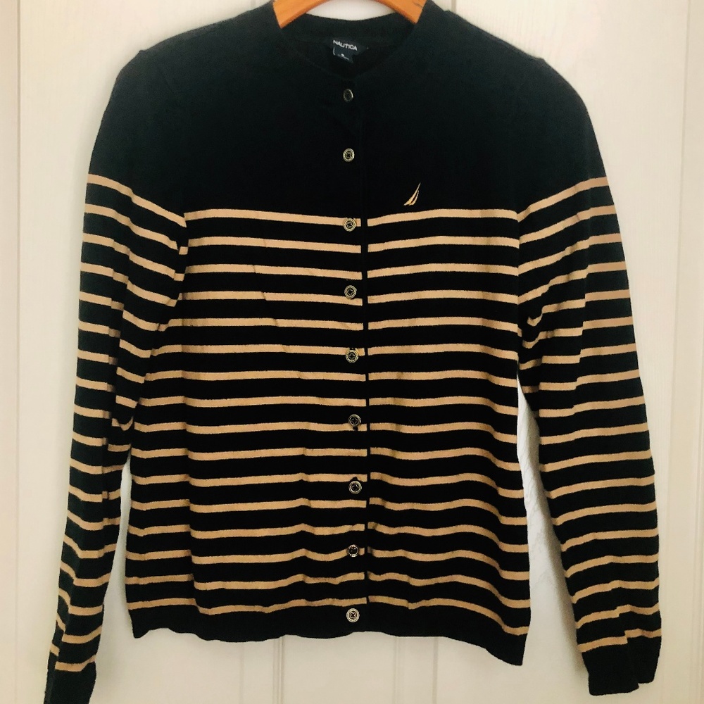Nautica Striped Sweater Size Small